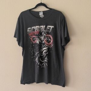 Marvel Scarlet Witch Heather Dark Gray Graphic T-Shirt